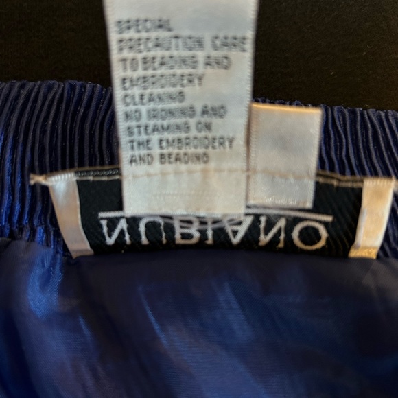 Women’s NUBIANO New York 3 pc Ruffled Satin Suit Size 20W (Very good condition) - Picture 7 of 10